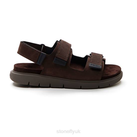 Men HYDRA 2 NABUK/NABUK PRINT 02Z Stonefly 0BDD361 Sandals