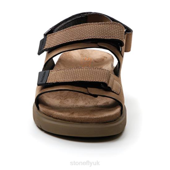 Men HYDRA 2 NABUK/NABUK PRINT Fossil Stonefly 0BDD363 Sandals