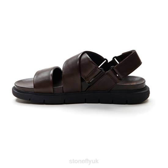 Men HYDRA 3 NAPPA LTH Dark Brown Stonefly 0BDD360 Sandals