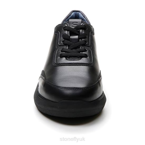 Men SEVEN SEASON 10 NAPPA LTH Black Stonefly 0BDD333 Shoes