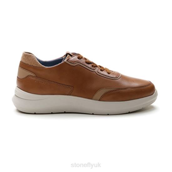 Men SEVEN SEASON 10 NAPPA LTH Brown Stonefly 0BDD331 Shoes