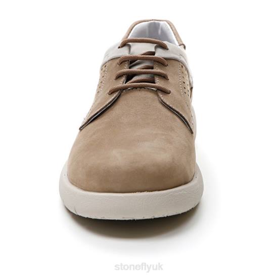 Men STREAM 11 NABUK/TEXTILE Khaki Stonefly 0BDD343 Shoes