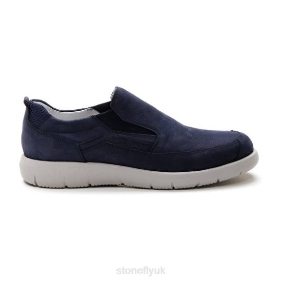 Men STREAM 22 NABUK/TEXTILE Dark Blue Stonefly 0BDD334 Shoes