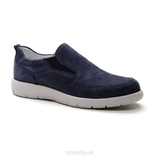 Men STREAM 22 NABUK/TEXTILE Dark Blue Stonefly 0BDD334 Shoes