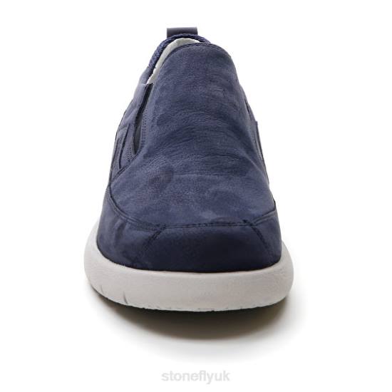 Men STREAM 22 NABUK/TEXTILE Dark Blue Stonefly 0BDD334 Shoes
