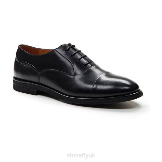 Men CALVIN 8 CALF LTH Black Stonefly 0BDD346 Shoes