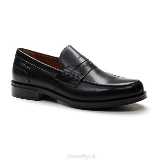 Men BLISS 1 CALF LTH Black Stonefly 0BDD293 Shoes