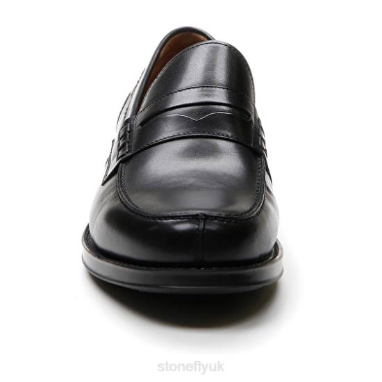 Men BLISS 1 CALF LTH Black Stonefly 0BDD293 Shoes