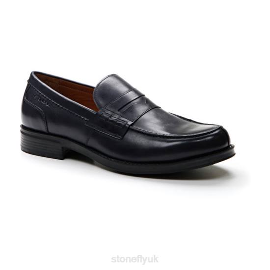 Men BLISS 1 CALF LTH Night Blue Stonefly 0BDD295 Shoes