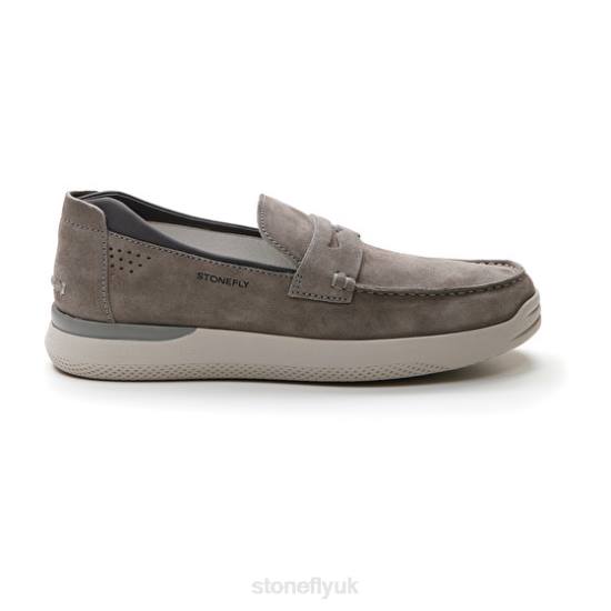 Men CUSTER 10 VELOUR Charcoal Stonefly 0BDD300 Shoes