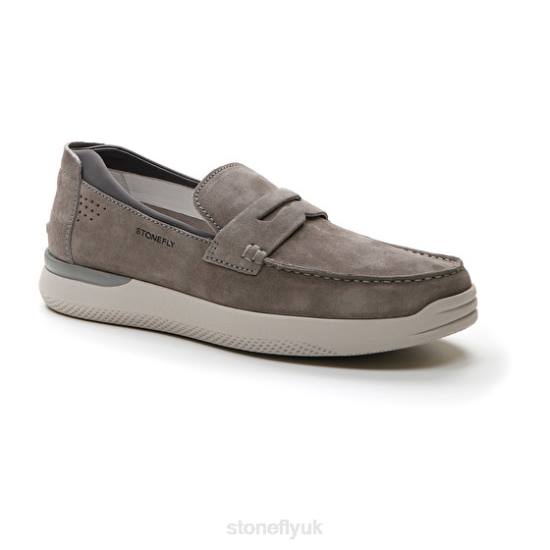 Men CUSTER 10 VELOUR Charcoal Stonefly 0BDD300 Shoes