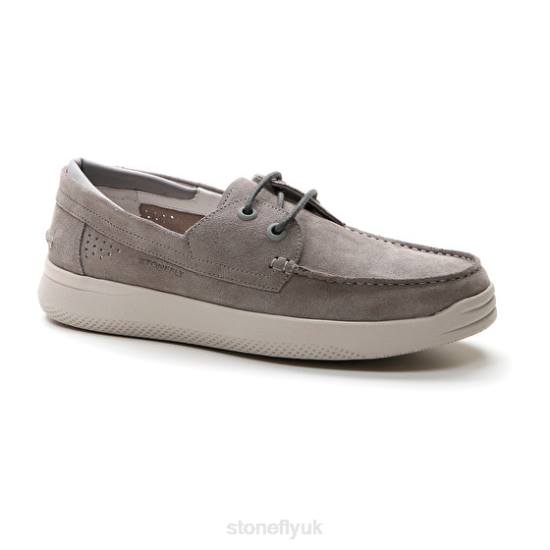 Men CUSTER 12 VELOUR Charcoal Stonefly 0BDD314 Shoes