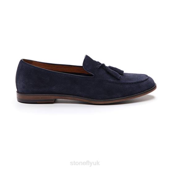Men STEVE 2 WASHED VELOUR Dark Blue Stonefly 0BDD311 Shoes