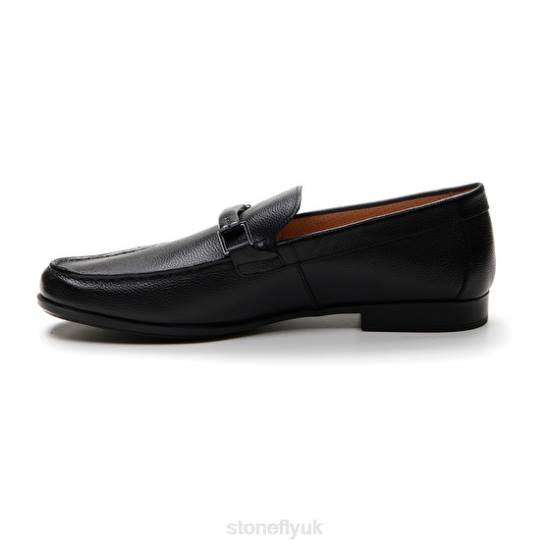 Men SUMMER II 14 CALF LTH EMBOSSED Black Stonefly 0BDD318 Shoes