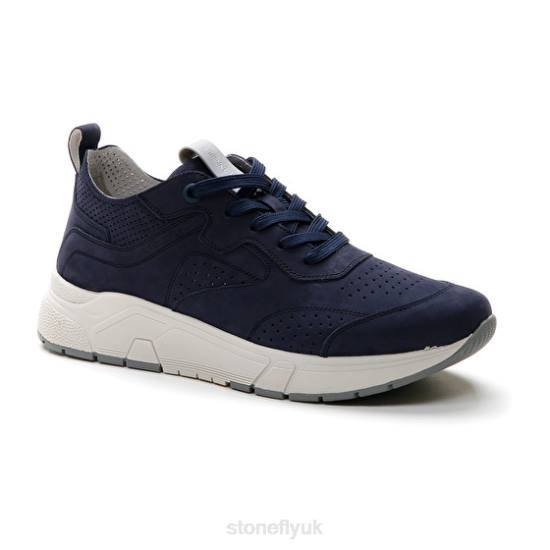 Men ACTION 23 NABUK Midnight Blue Stonefly 0BDD350 Shoes