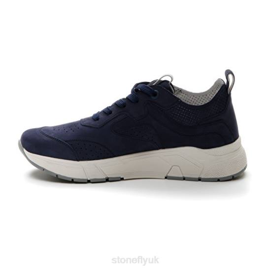 Men ACTION 23 NABUK Midnight Blue Stonefly 0BDD350 Shoes