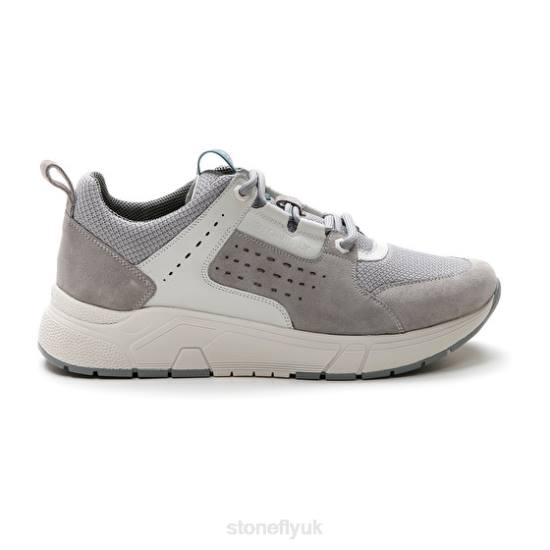 Men ACTION 24 VELOUR/ TEXTILE Gryphon Gray Stonefly 0BDD357 Shoes