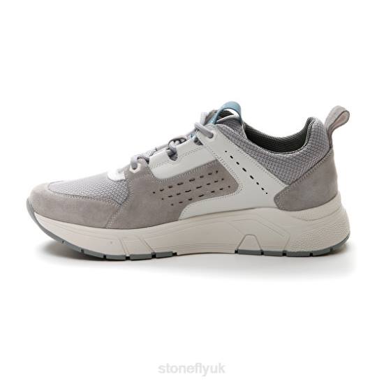 Men ACTION 24 VELOUR/ TEXTILE Gryphon Gray Stonefly 0BDD357 Shoes