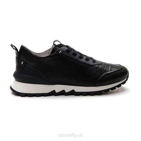 Men SIMPLY MAN 6 WASHED GOAT Black Stonefly 0BDD341 Shoes