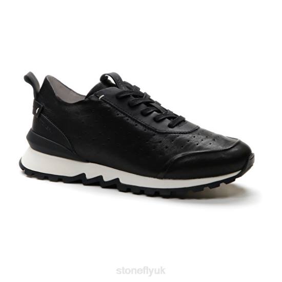 Men SIMPLY MAN 6 WASHED GOAT Black Stonefly 0BDD341 Shoes