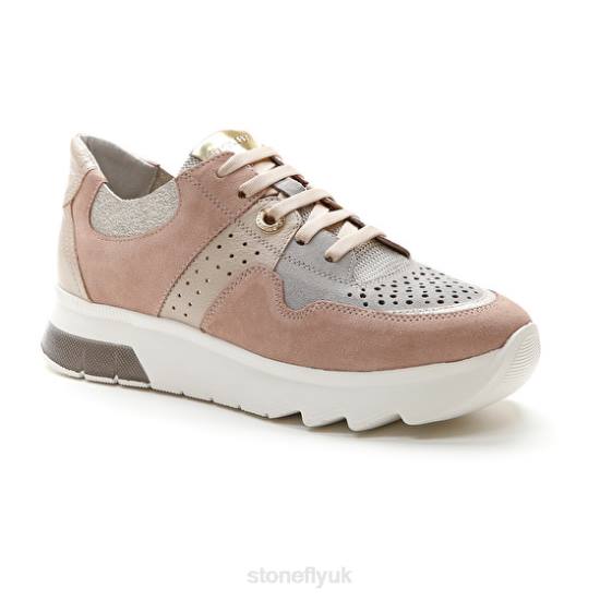 Men SPOCK 24 VELOUR Grey Pink Stonefly 0BDD62 Shoes