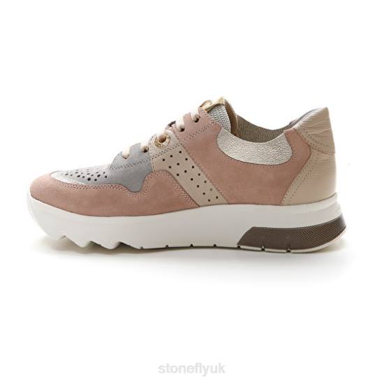 Men SPOCK 24 VELOUR Grey Pink Stonefly 0BDD62 Shoes