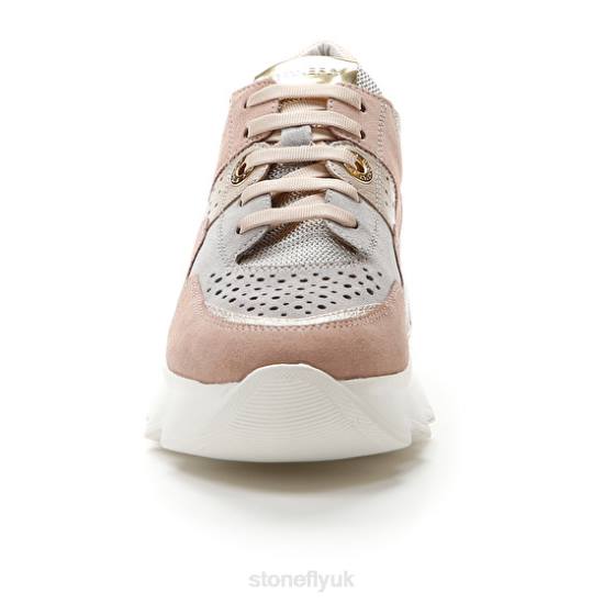 Men SPOCK 24 VELOUR Grey Pink Stonefly 0BDD62 Shoes
