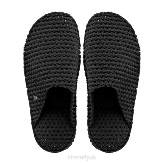 Unisex DREAM All Black Stonefly 0BDD381 Slides