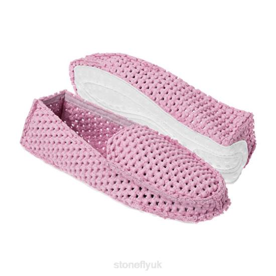 Unisex PLANET Barely Pink/Bright White Stonefly 0BDD388 Slides
