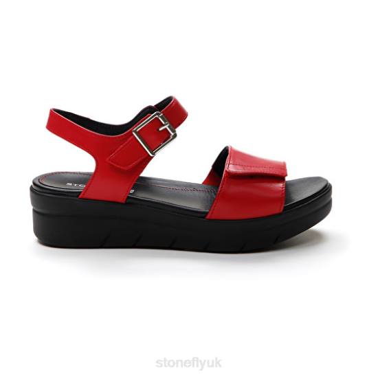 Women AQUA III 2 NAPPA Tango Red Stonefly 0BDD153 Sandals