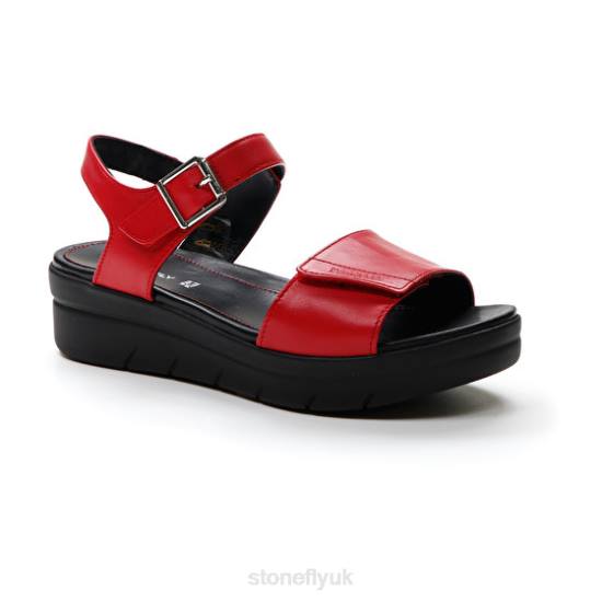 Women AQUA III 2 NAPPA Tango Red Stonefly 0BDD153 Sandals