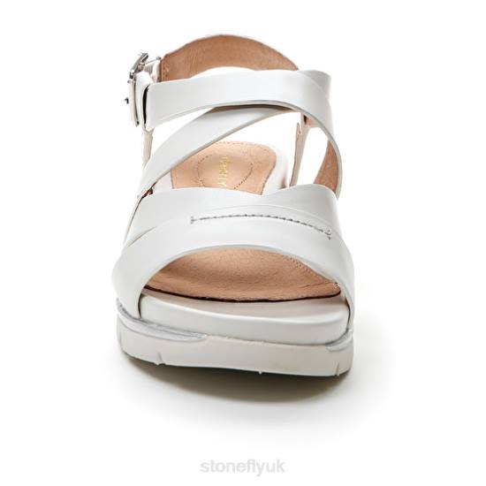 Women ELODY 18 CALF LTH 151 Stonefly 0BDD122 Sandals