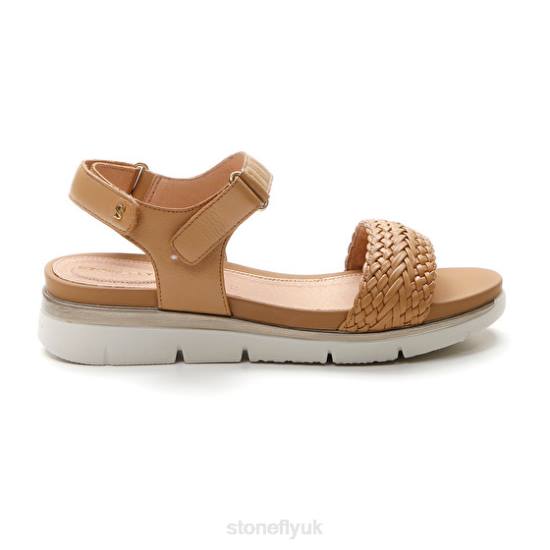 Women ELODY 21 EMBOSSED/NAPPA LTH 220 Stonefly 0BDD129 Sandals
