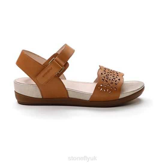 Women EVE 27 CALF LTH 49 Stonefly 0BDD160 Sandals