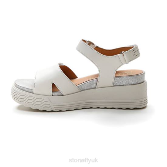 Women PARKY 15 NAPPA LTH White Stonefly 0BDD164 Sandals