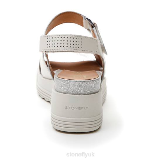 Women PARKY 15 NAPPA LTH White Stonefly 0BDD164 Sandals