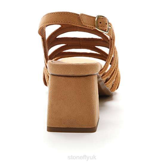 Women JENNY 6 VELOUR 08L Stonefly 0BDD254 Sandals