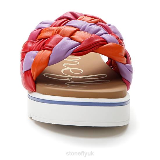 Women LIBERTY 5 S. EMBOSSED Red Stonefly 0BDD245 Slides