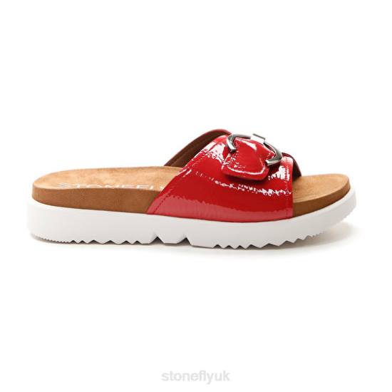 Women RIVA 5 PATENT 2Ff Stonefly 0BDD240 Slides
