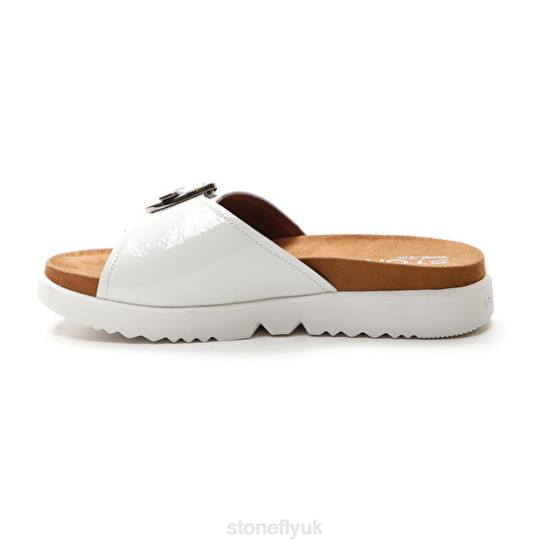 Women RIVA 5 PATENT 346 Stonefly 0BDD241 Slides