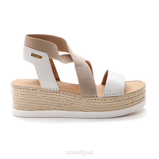 Women ALEXIA 5 CALF LTH/ELASTIC 151 Stonefly 0BDD181 Sandals