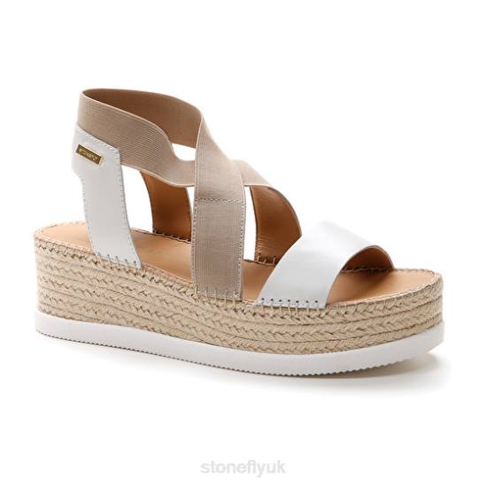 Women ALEXIA 5 CALF LTH/ELASTIC 151 Stonefly 0BDD181 Sandals
