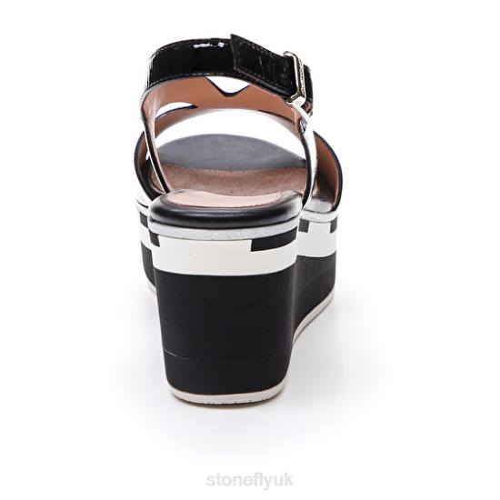 Women DIVA 10 PATENT Black Stonefly 0BDD214 Sandals