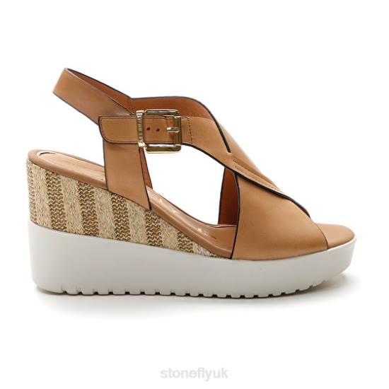 Women ELY 16 CALF LTH 49 Stonefly 0BDD222 Sandals