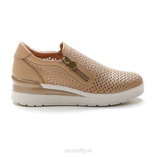 Women CREAM 25 NAPPA LTH Light Brown Stonefly 0BDD90 Shoes
