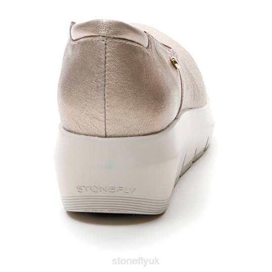 Women PLUME 18 LAMINATED LTH Sliver Stonefly 0BDD120 Shoes