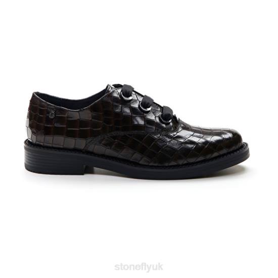 Women CADDY 8 COCCO EMBOSSED LTH 02Z Stonefly 0BDD82 Shoes