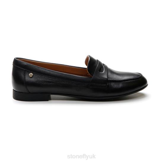 Women ADEL 1 NAPPA LTH Black Stonefly 0BDD28 Shoes