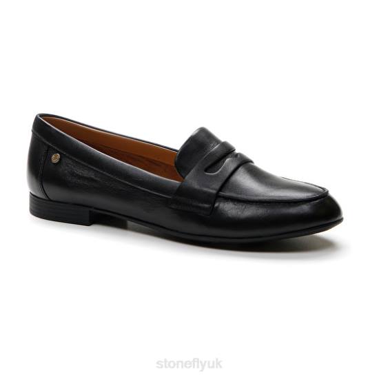 Women ADEL 1 NAPPA LTH Black Stonefly 0BDD28 Shoes