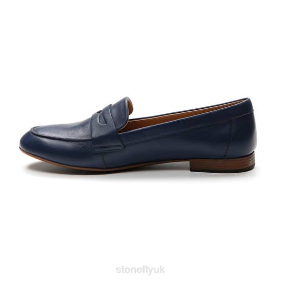 Women ADEL 1 NAPPA LTH Dark Blue Stonefly 0BDD29 Shoes
